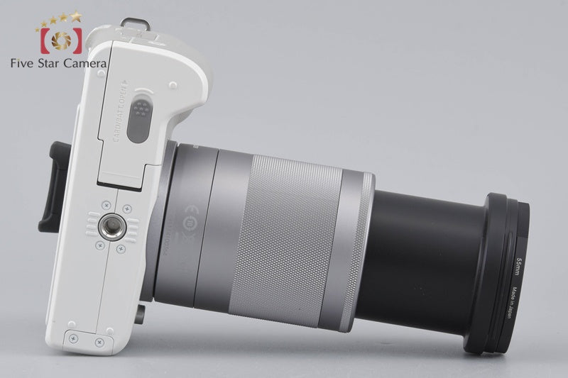 Canon EOS Kiss M / M50 White 24.0 MP EF-M 18-150 IS STM Lens