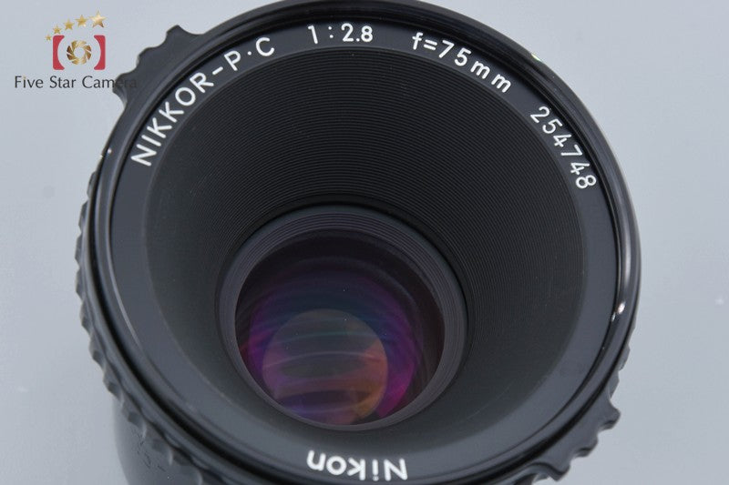 Nikon NIKKOR-P.C 75mm f/2.8 for Zenza Bronica EC S2 S2A