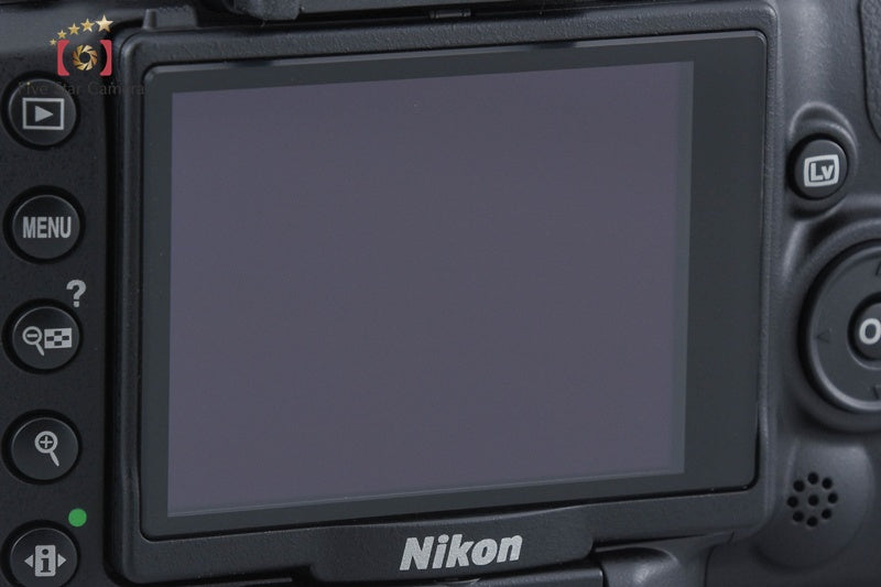 "Shutter count 719" Nikon D5000 12.3 MP DSLR Camera 18-55 55-200 VR Lenses