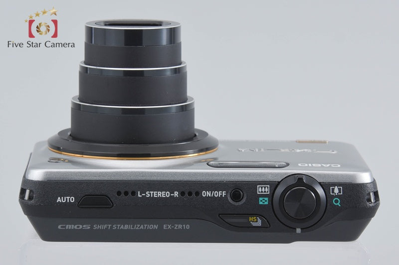 Casio HIGH SPEED EXILIM EX-ZR10 Silver 12.1 MP Digital Camera