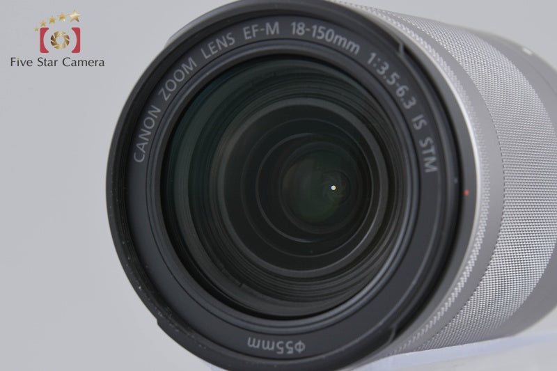 Canon EOS Kiss M / M50 White 24.0 MP EF-M 18-150 IS STM Lens