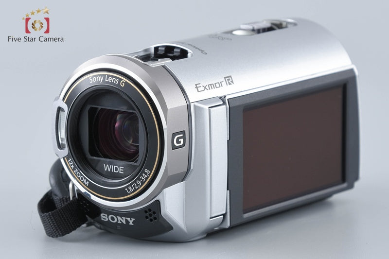 SONY HANDYCAM HDR-CX370V Silver Camcorder Japanese Only