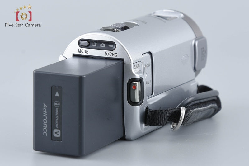 SONY HANDYCAM HDR-CX370V Silver Camcorder Japanese Only
