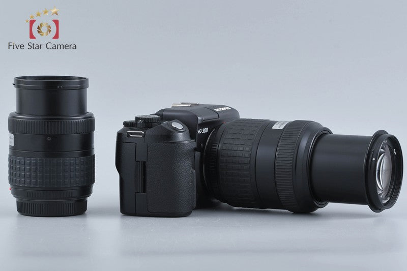 "Count 1,478" Olympus E-300 8.0 MP DSLR Camera 14-45 40-150 Lenses