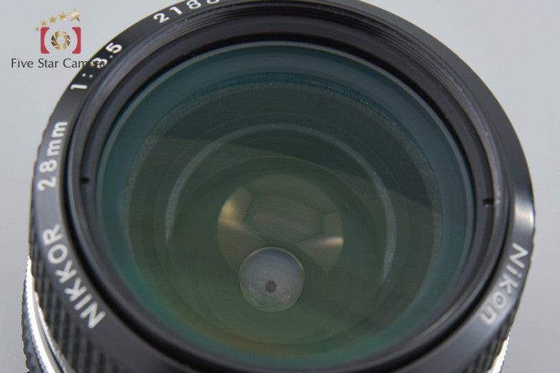 Nikon New NIKKOR 28mm f/3.5 Ai Converted Lens