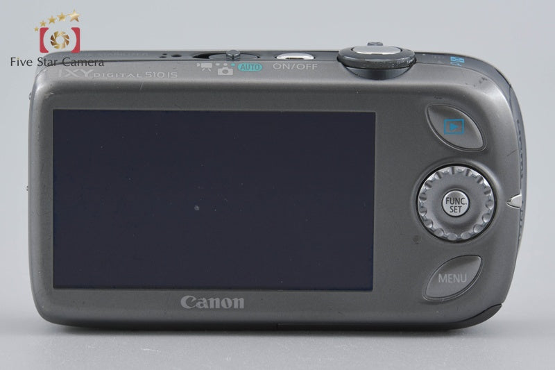 Canon IXY Digital 510 IS Silver 12.1 MP Digital Camera w/ Box