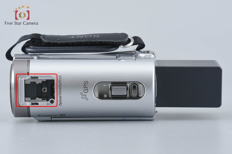 SONY HANDYCAM HDR-CX370V Silver Camcorder Japanese Only