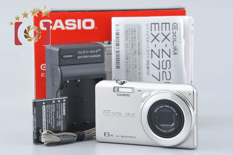 Casio EXILIM EX-ZS26 Silver 16.1 MP Digital Camera w/ Box
