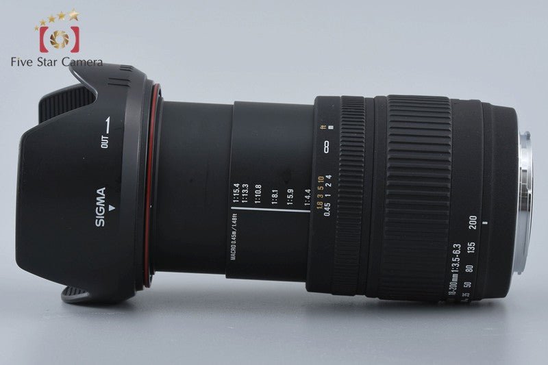 SIGMA 18-200mm f/3.5-6.3 DC for Sony / Minolta A Mount Lens