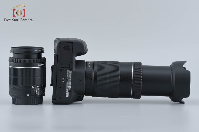 "Count 242" Canon EOS Kiss X9 / Rebel SL2 / 200D Black 24.2 MP 18-55 55-250 Lens