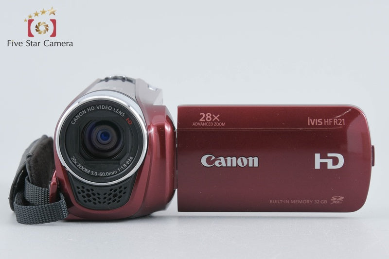 Canon iVIS HF R21 Red Full HD Digital Camcorder