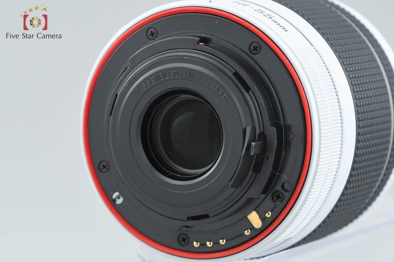 Pentax K-50 White 16.3 MP Digital SLR Camera 18-55 50-200 Lenses