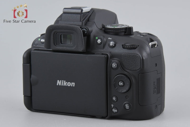 "Shutter count 754" Nikon D5200 Black 24.1 MP Digital SLR Camera Body