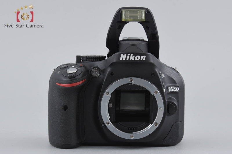"Shutter count 754" Nikon D5200 Black 24.1 MP Digital SLR Camera Body