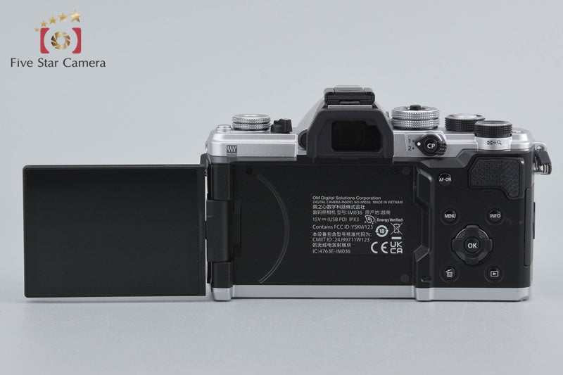 "Shutter Count 5,518" OM SYSTEM OM-3 Silver 20.4 MP Mirrorless Camera w/ Box