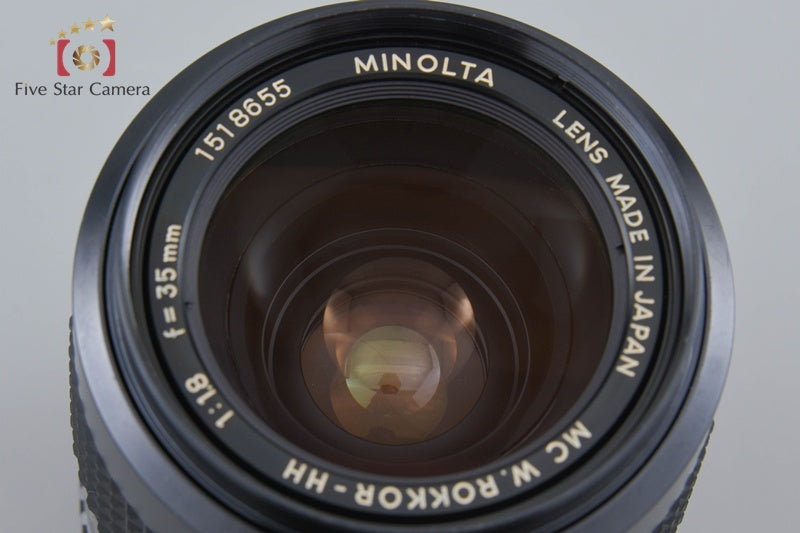 MINOLTA MC W.ROKKOR-HH 35mm f/1.8