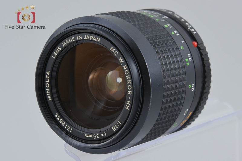 MINOLTA MC W.ROKKOR-HH 35mm f/1.8