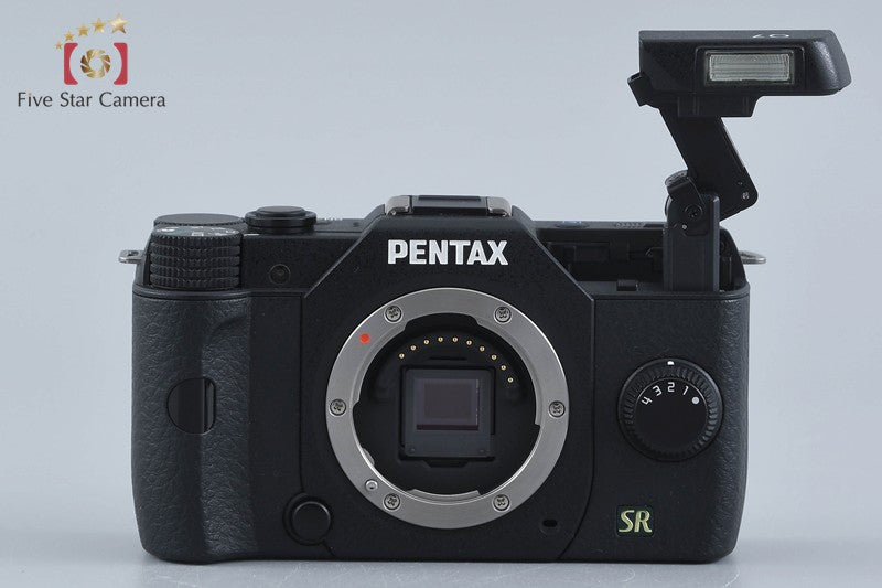 "Shutter count 4,239" PENTAX Q7 Black 12.4 MP Digital Camera 5-15 Lens w/ Box