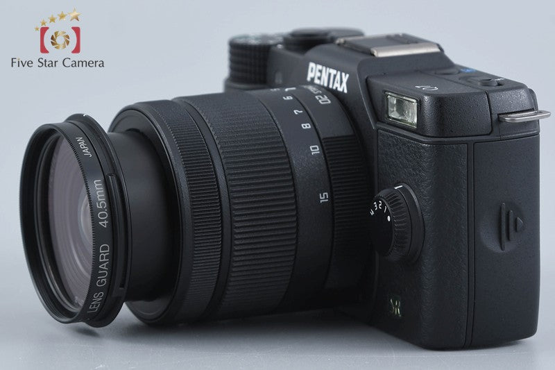 "Shutter count 4,239" PENTAX Q7 Black 12.4 MP Digital Camera 5-15 Lens w/ Box