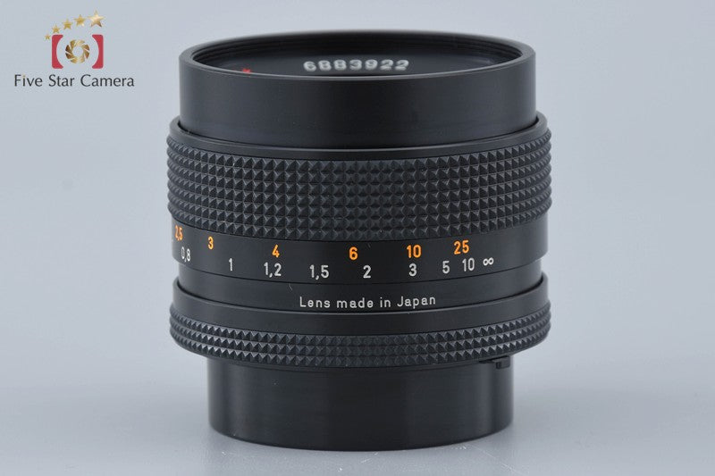 CONTAX Carl Zeiss Planar 50mm f/1.4 T* MMJ 2025.12 Overhauled!!