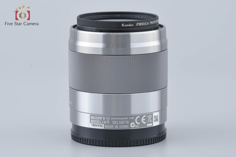 SONY E 50mm f/1.8 OSS SEL50F18 Silver