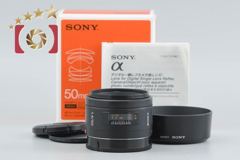 Sony 50mm f/1.4 SAL50F14 for Sony A Mount Lens w/ Box