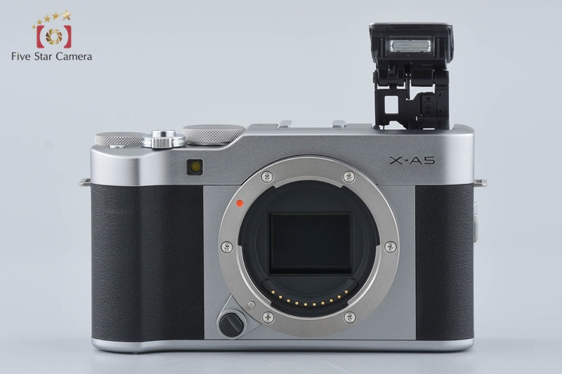Fujifilm X-A5 Silver 24.2 MP Digital Mirrorless Camera 15-45 Lens