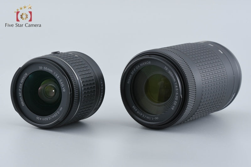 Nikon D5600 24.2 MP SLR Digital Camera 18-55 70-300 VR Lenses