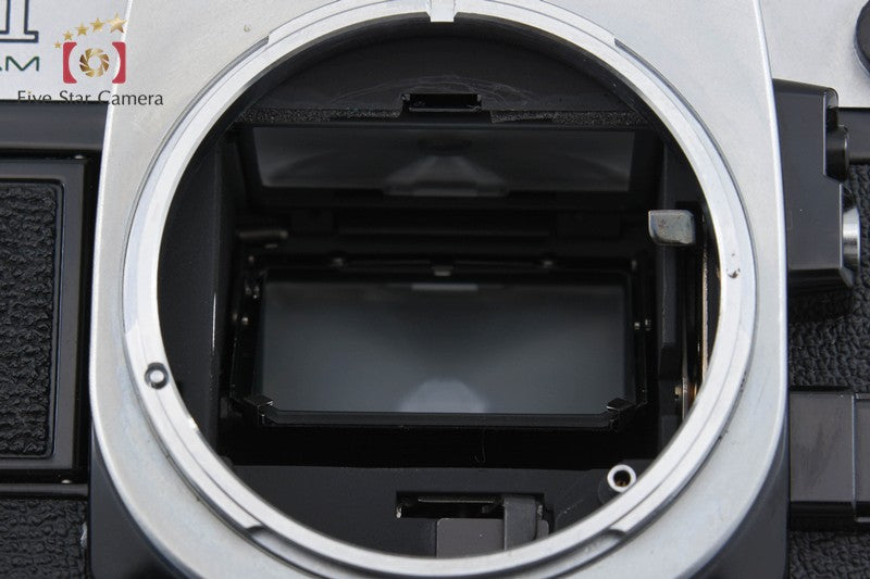 Canon AE-1 PROGRAM Silver 35mm SLR Film Camera + New FD 50mm f/1.4