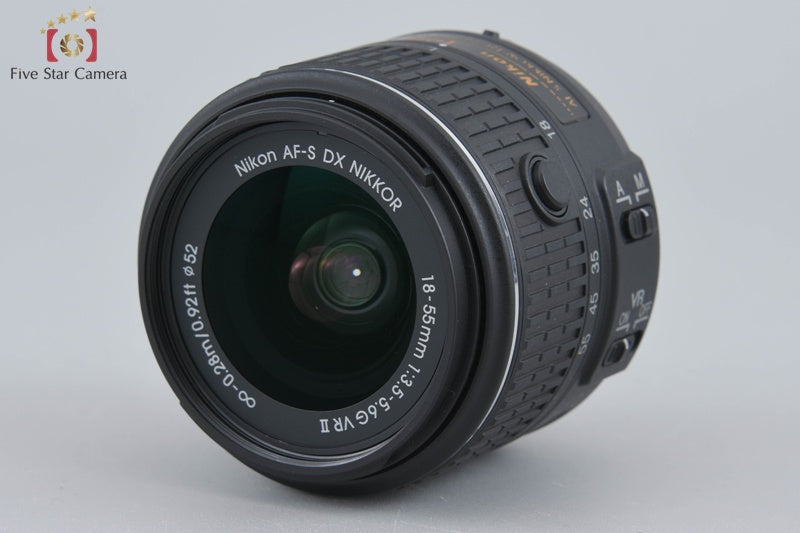 "Count 1,540" Nikon D5300 Black 24.2 MP DSLR Camera 18-55 VR II Lens