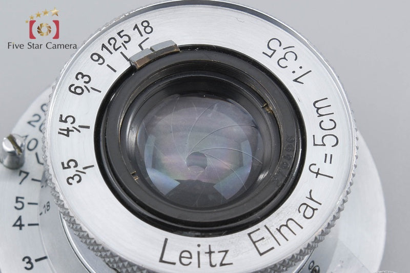 Leica Elmar 50mm f/3.5 Collapsible L39 LTM Leica Thread Mount Lens