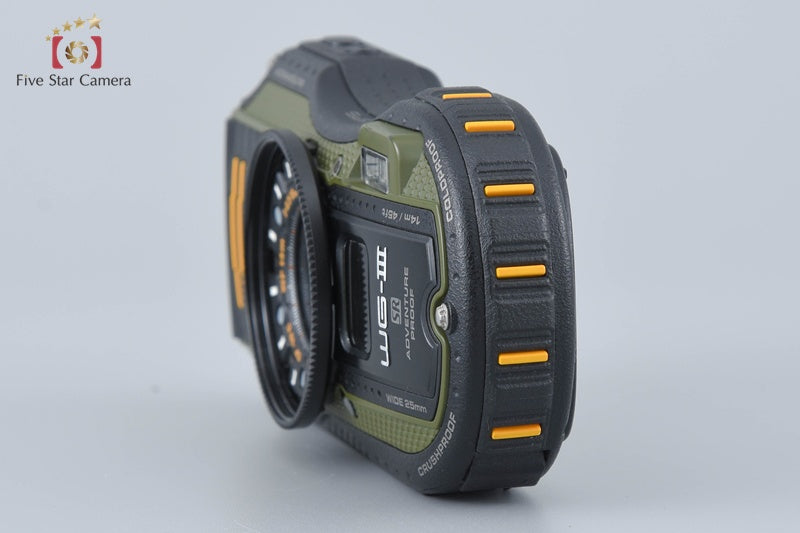 "Count 267" Ricoh Pentax WG-3 GPS Green 16.0 MP Waterproof Action Camera w/ Box