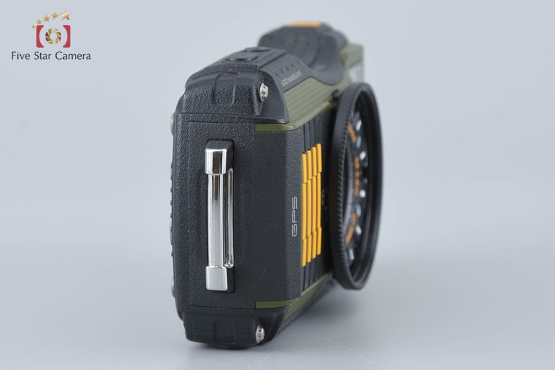 "Count 267" Ricoh Pentax WG-3 GPS Green 16.0 MP Waterproof Action Camera w/ Box