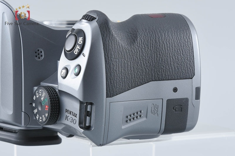 PENTAX K-30 Silky Silver 16.3 MP Digital SLR Camera Body