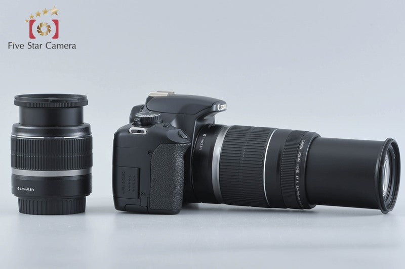 "Count 3,604" Canon EOS Kiss X2 / Rebel XSi / 450D 12.2 MP 18-55 55-250 Lenses