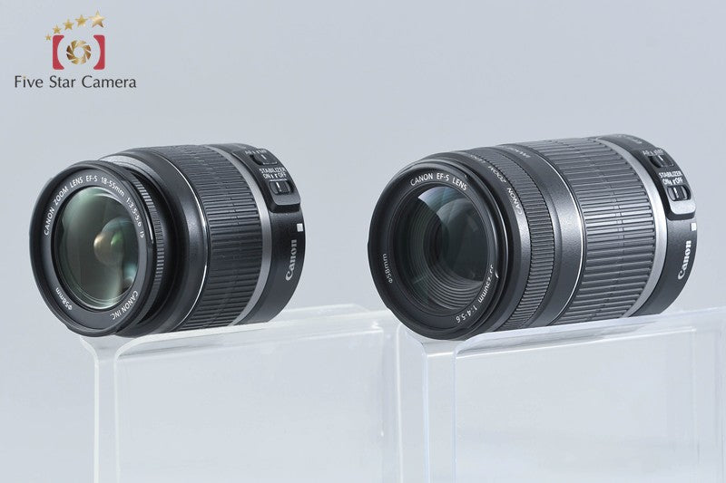 "Count 3,604" Canon EOS Kiss X2 / Rebel XSi / 450D 12.2 MP 18-55 55-250 Lenses