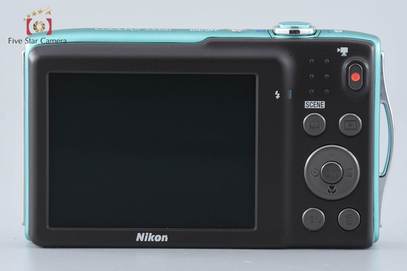 Nikon COOLPIX S3300 Mint Green 16.0 MP Digital Camera