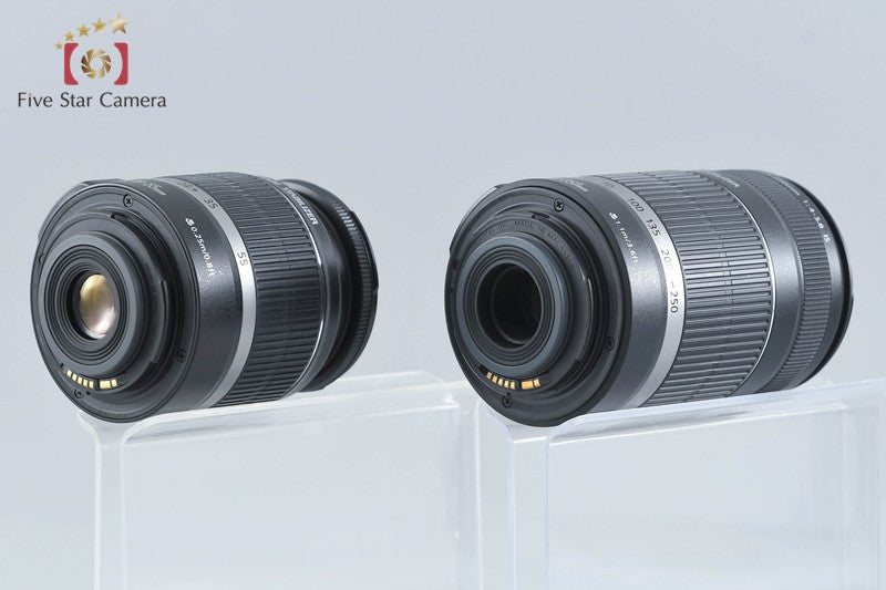 "Count 3,604" Canon EOS Kiss X2 / Rebel XSi / 450D 12.2 MP 18-55 55-250 Lenses