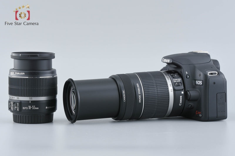 Canon EOS Kiss X3 / Rebel T1i / 500D 15.1 MP 18-55 55-250 Lenses