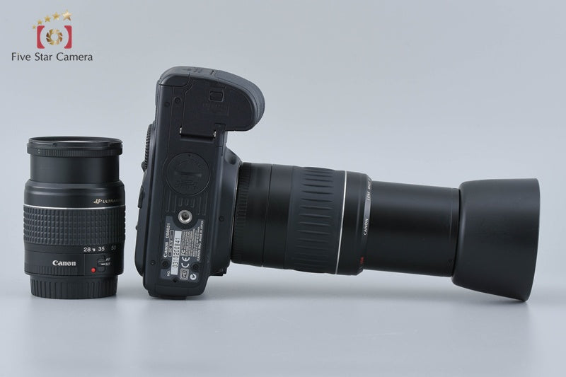 Canon EOS 10D 6.3 MP Digital SLR Camera EF 28-80 55-200 USM Lenses