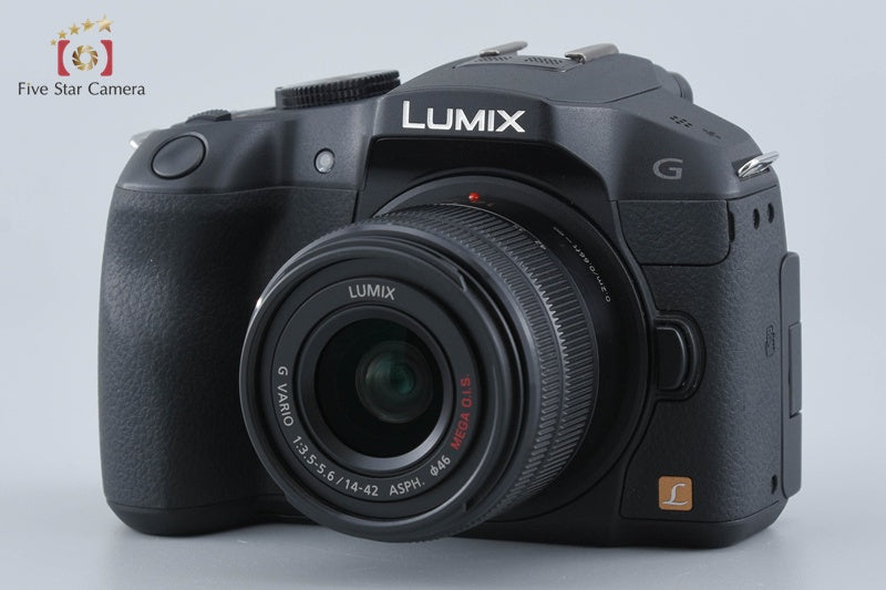 Panasonic LUMIX DMC-G6W Black Mirrorless Camera 14-42 45-150 Lenses Japanes Only