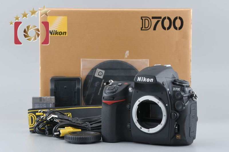"Shutter count 701" Nikon D700 12.1 MP Digtal SLR Camera Body w/ Box