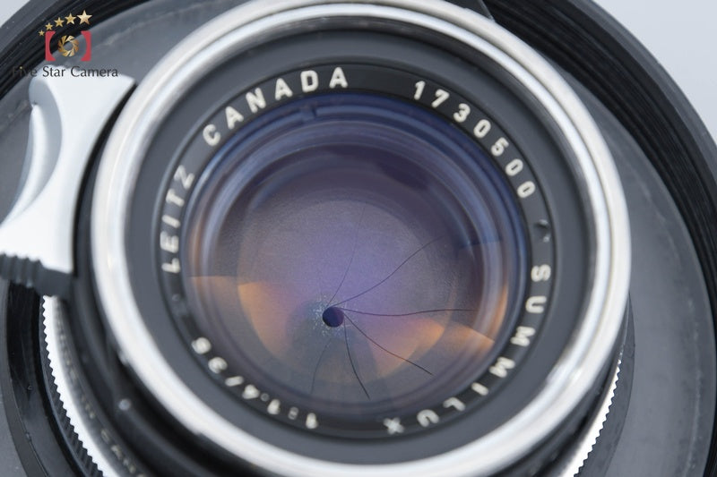Very Rare!! Leica SUMMILUX 35mm f/1.4 Steel Rim Black Repainted ※Read!!