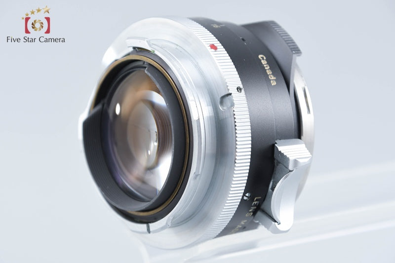 Very Rare!! Leica SUMMILUX 35mm f/1.4 Steel Rim Black Repainted
