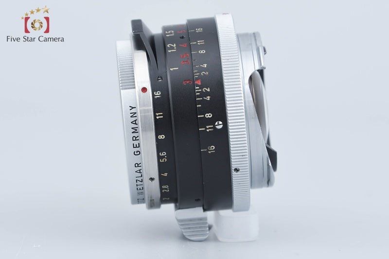 Very Rare!! Leica SUMMILUX 35mm f/1.4 Steel Rim Black Repainted