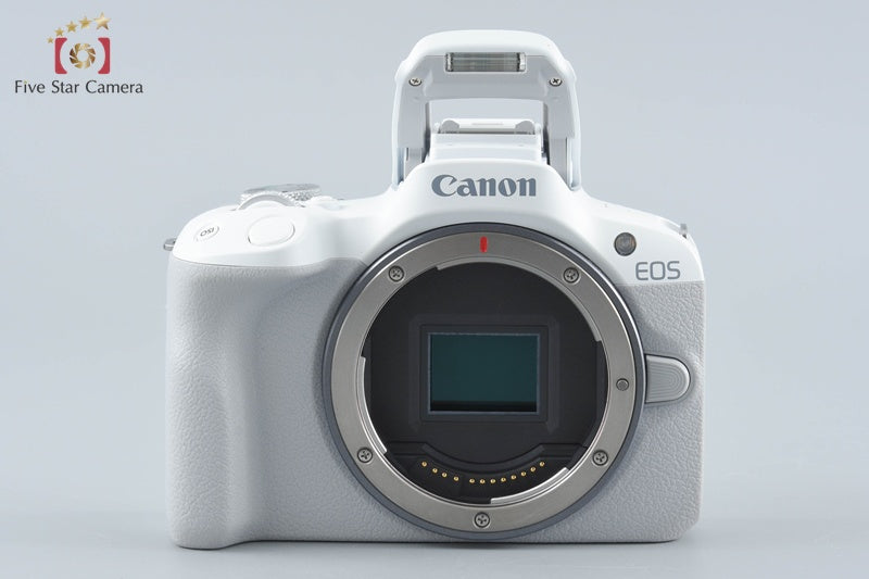 "Count 2,000" Canon EOS R50 White 24.2 MP RF-S 18-45 Lens w/ Box from Japan