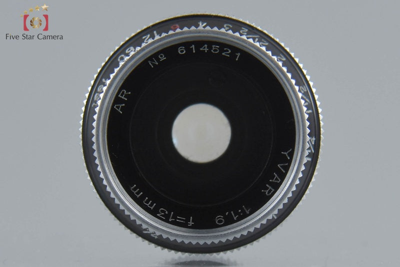 Kern Paillard YVAR 13mm f/1.9 AR for D Mount Lens