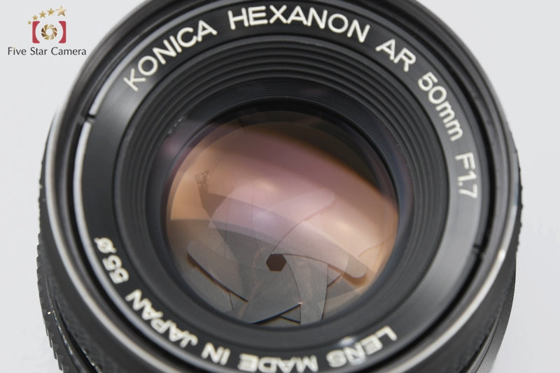 "As-Is" KONICA HEXANON AR 50mm f/1.7 AE, HEXANON AR 135mm f/3.2 AE