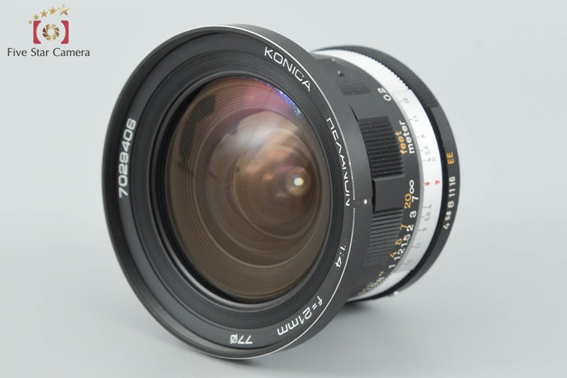 Konica HEXANON 21mm f/4 EE for AR Mount