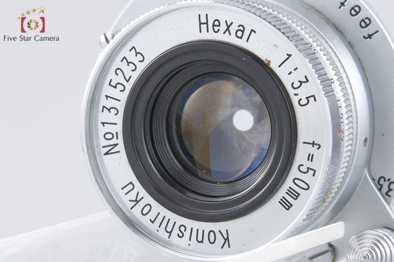 Konica Konishiroku Hexar 50mm f/3.5 Collapsible L39 LTM Leica Thread Mount Lens